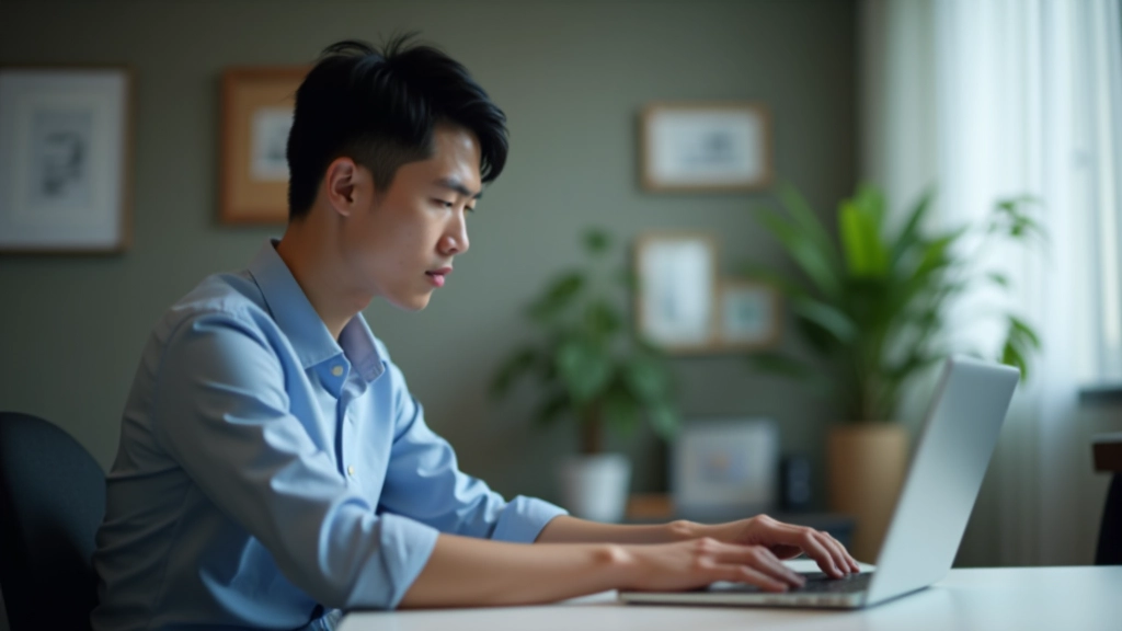 Person reviewing expense spreadsheet on laptop, financial data visible, focused work environment